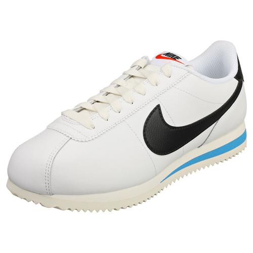 Nike Cortez Baskets Mode Blanc Noir