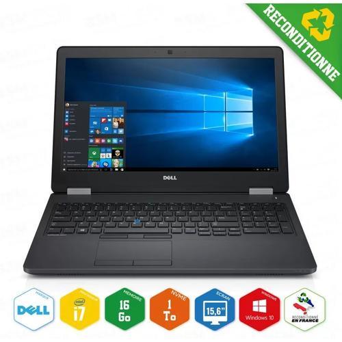 Dell Latitude E5570 - 15.6" Intel Core i7-6820HQ - 2.7 Ghz - Ram 16 Go - DD 1 To