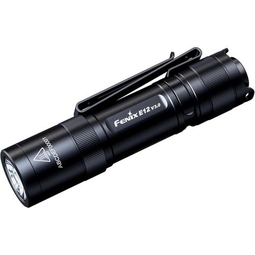 CLOUDDS_E12 V3.0 Mini Lampe De Poche Légère Pour Le Quotidien|200 Lumens|78 M|100 Heures Maximum|Alimentée Par Piles Aa|Clip De Corps Bidirectionnel|Capuchon Magnétique|Ip68,Noir