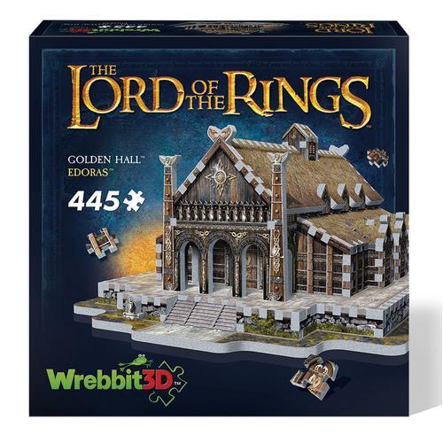 Wrebbit 3d Puzzle - Lord Of The Rings - Golden Hall Edoras (40970042)