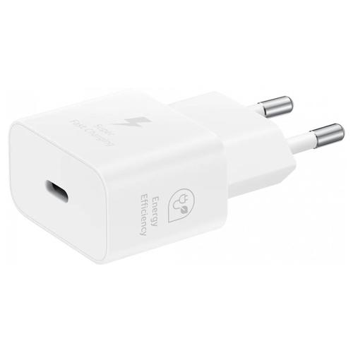 Samsung Schnellladegerät, Usb-c, 25w Ohne Datenkabel, Weiß