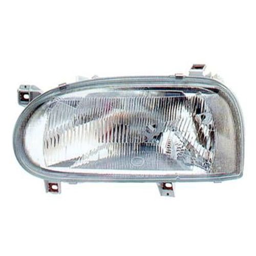 Phare Optique Avant Manuel Droit Pour Volkswagen Golf Iii 1991-1997, H4, Neuf