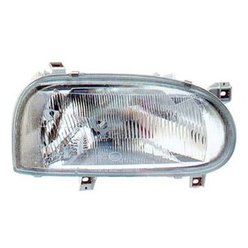 Phare Optique Avant Manuel Gauche Pour Volkswagen Golf Iii 1991-1997, H4, Neuf