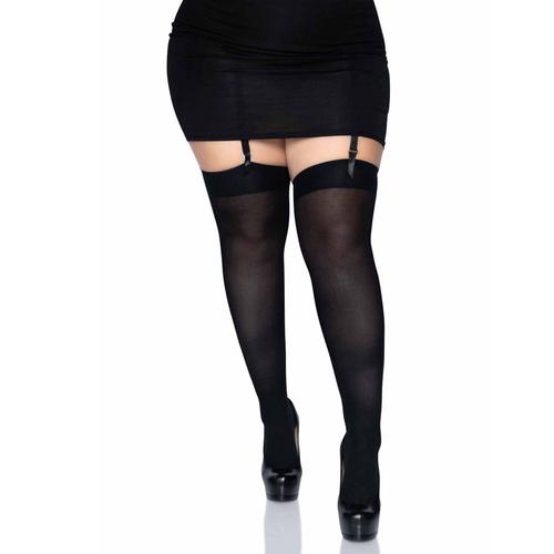 Collants Opaques Noirs Grande Taille Femme - Taille: Xl/2xl (48-52)