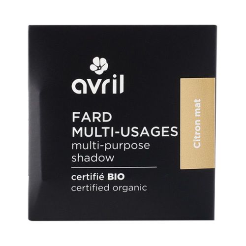 Avril - Fard Multi-Usages Certifié Bio - Citron Mat 