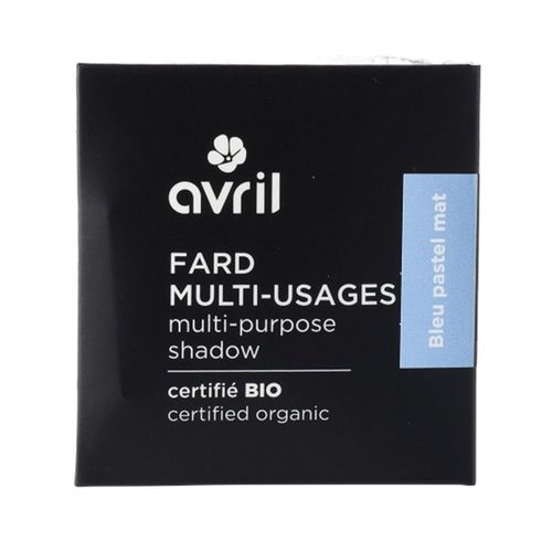Avril - Fard Multi-Usages Certifié Bio - Bleu Pastel Mat 