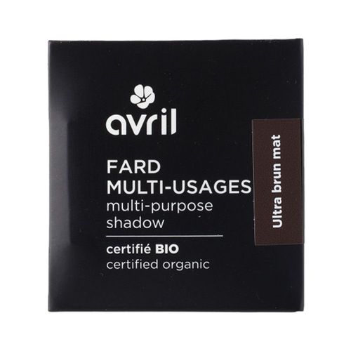 Avril - Fard Multi-Usages Certifié Bio - Ultra Brun Mat 