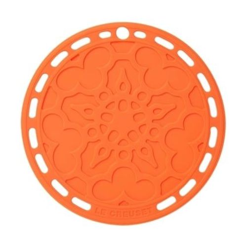 Le Creuset - Dessous De Plat Silicone Orange Volcanique Ø20 Cm - Orange