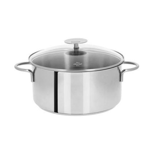 Cristel - Faitout Mutine Fixe 24 Cm + Couvercle  - Multicolore