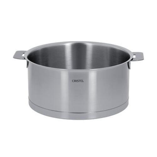 Cristel - Casserole Strate Amovible Inox Ã18 Cm  - Gris