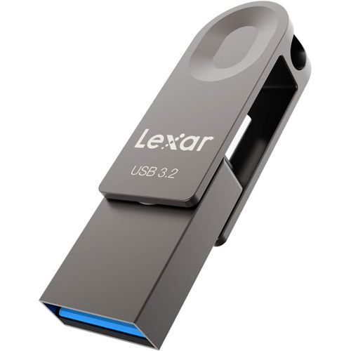 LETNERNY-Clé Usb 128 Go (Usb Type-C Et Usb Type-A), 2 En 1 Usb 3.0 Stick Vitesse De Lecture Jusqu'À 100 Mo/S, Jumpdrive Prend En Charge Otg