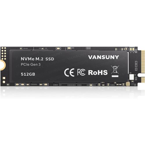 LETNERNY-Ssd M.2 512Go, Disque Dur Ssd M.2 Nvme 512Go Vitesse 3400M/S Pour La M À Niveau Du Pc De Jeu