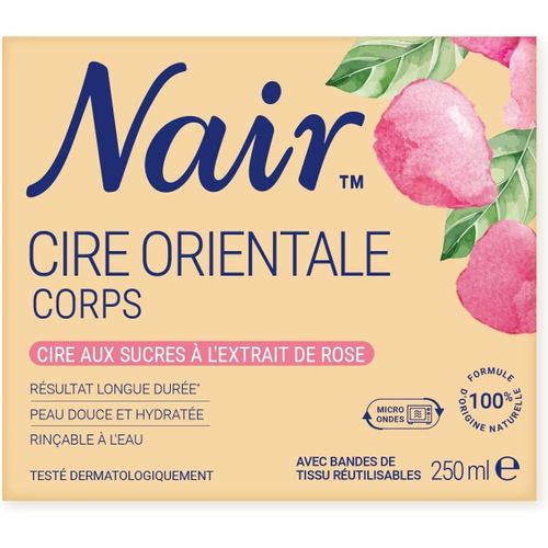 Letnerny-Cire Aux Sucre Méthode Orientale ¿ Kit D'épilation Pour Femmes, Enrichie En Extrait De Rose. Le Kit Comprend Un Pot De 250 Ml, 14 Bandes En Tissu Réutilisables Et Une Spatule En Bois. 