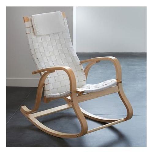 So'home - Rocking Chair, Design, Jimi  - Blanc