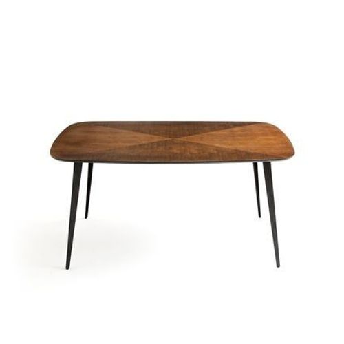 La Redoute Intã©Rieurs - Table Ã  Manger Vintage Marquetã©E 6 Pers. Watford  - Beige