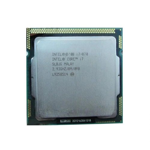 Intel Core i7 870 2.93GHz 4 coeurs 8 filetages 45nm LGA 1156 95W