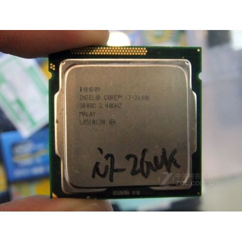 Intel Core i7 2600K 3.4GHz 4 coeurs 8 filetages 32nm LGA 1155 95W