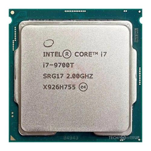 Intel Core i7 9700T 2GHz 8 coeurs 8 filetages 14nm LGA 1151 35W