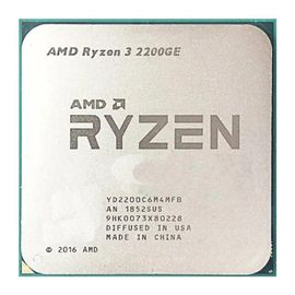 AMD Ryzen 3 2200GE 3.2GHz 4 coeurs 4 filetages 14nm Socket AM4 35W