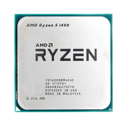 AMD Ryzen 5 1400 3.2GHz 4 coeurs 8 filetages 14nm Socket AM4 65W