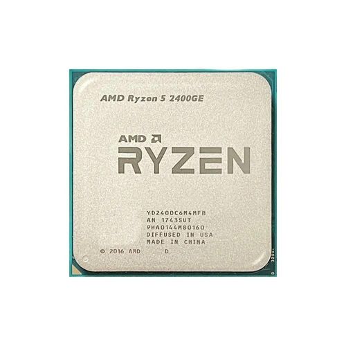 AMD Ryzen 5 2400GE 3.2GHz 4 coeurs 8 filetages 14nm Socket AM4 35W
