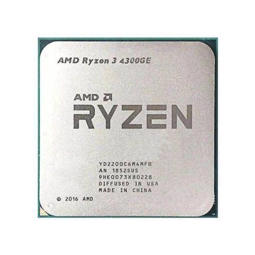 AMD Ryzen 3 4300GE 3.5GHz 4 coeurs 8 filetages 7nm Socket AM4 35W