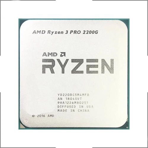 AMD Ryzen 3 2200G 3.5GHz 4 coeurs 4 filetages 14nm Socket AM4 65W