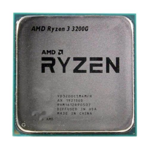 AMD Ryzen 3 3200G 3.6GHz 4 coeurs 4 filetages 12nm Socket AM4 65W