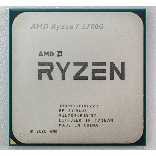 AMD Ryzen 7 5700G 3.8GHz 8 coeurs 16 filetages 7nm Socket AM4 65W