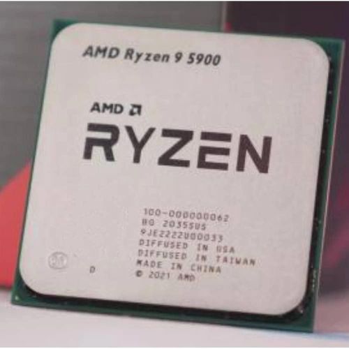 AMD Ryzen 9 5900 3GHz 12 coeurs 24 filetages 7nm Socket AM4 65W