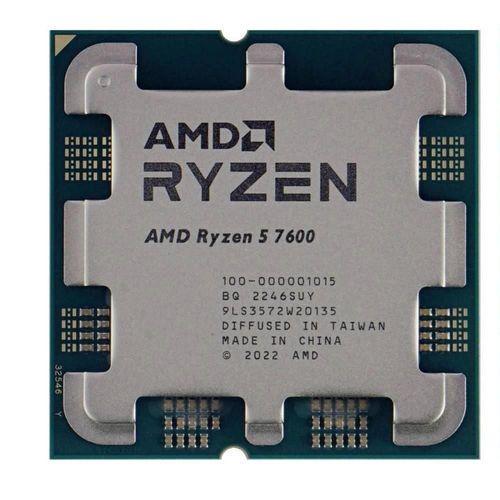 AMD Ryzen 5 7600 3.8GHz 6 coeurs 12 filetages 5nm Socket AM5 65W