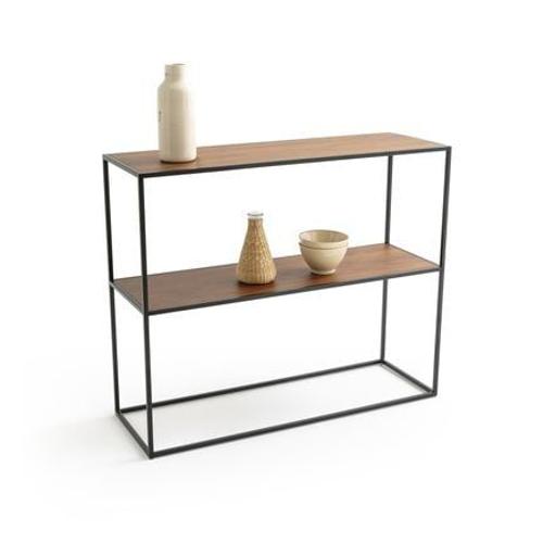 La Redoute Intã©Rieurs - Console Double Plateau, Noyer, Watford  - Beige