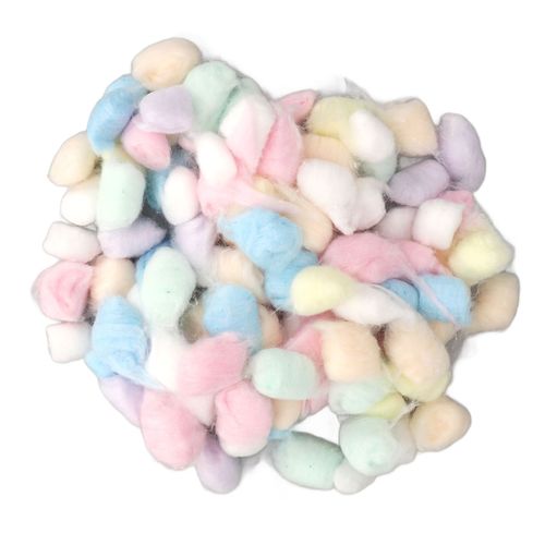 Boule De Coton Pour Hamster, Litiere Chaude Et Douce Pour Petits Animaux, Pour Hamster, Hamster Syrien, Chinchilla, Arc-En-Ciel