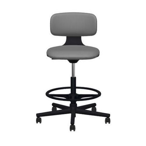 Vitra - Rookie High - Tress Mã©Lange Galet - Noir Profond  - Gris