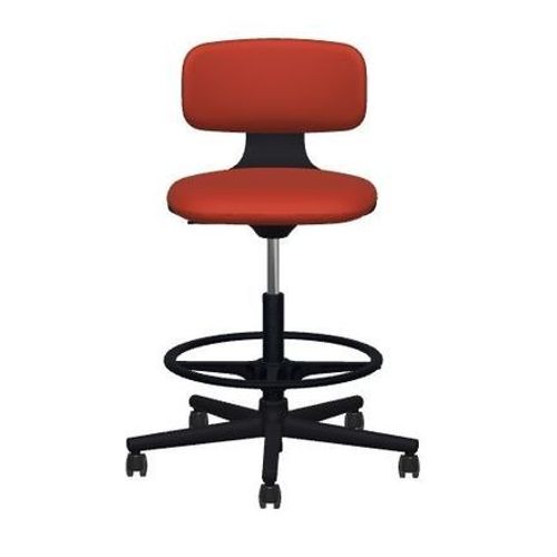 Vitra - Rookie High - Plano Rouge/Coconut - Noir Profond  - Rouge