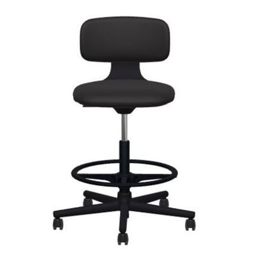 Vitra - Rookie High - Tress Mã©Lange Noir - Noir Profond  - Noir