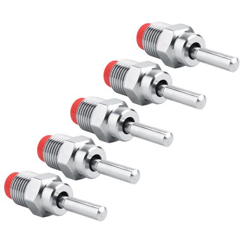 Lot De 5 Abreuvoirs Automatiques En Acier Inoxydable Avec Bouchon En Cuivre Et Longue Tige Pour Cochons