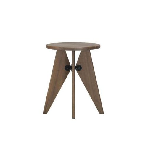 Vitra - Tabouret Bois - Noyer Amã©Ricain  - Marron