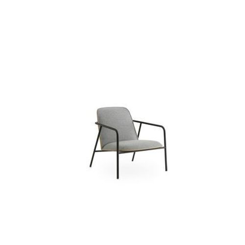 Normann Copenhagen - Chaise Lounge Pad  - Crochet (Synergie) - Acier - Chãªne - Sans Appui-Tãªte  - Gris