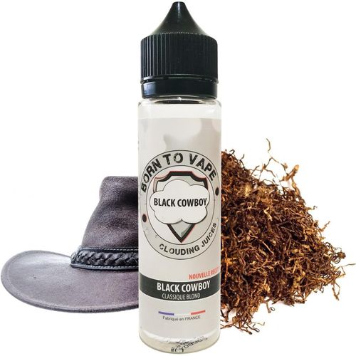 BAERTMY-E-Liquide Tabac Blond-Black Cowboy-50Ml-Sans Tabac Et Sans Nicotine. + Goodies .