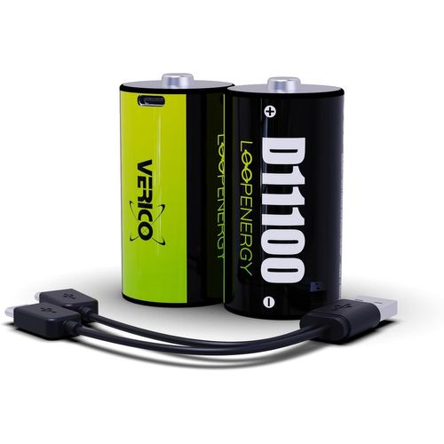BAERTMY-Loopenergy Pile Rechargeable Lr20 (D) Li-Ion 7400 Mah 1.5 V 2 Pc(S)