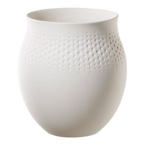 Villeroy & Boch - Manufacture Collier blanc Vase Perle grand  - Blanc