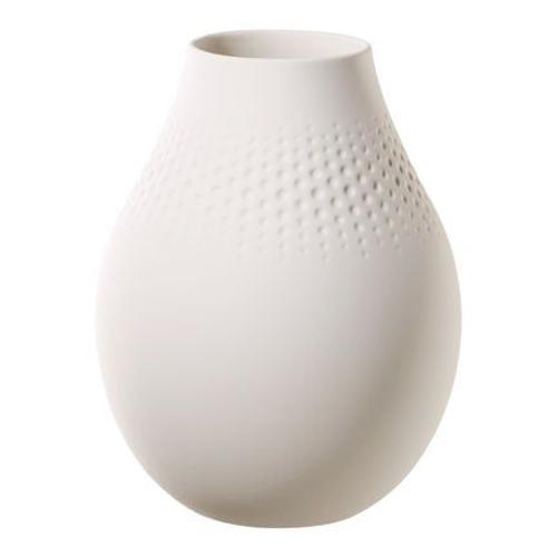 Villeroy & Boch - Manufacture Collier blanc Vase Perle haut  - Blanc