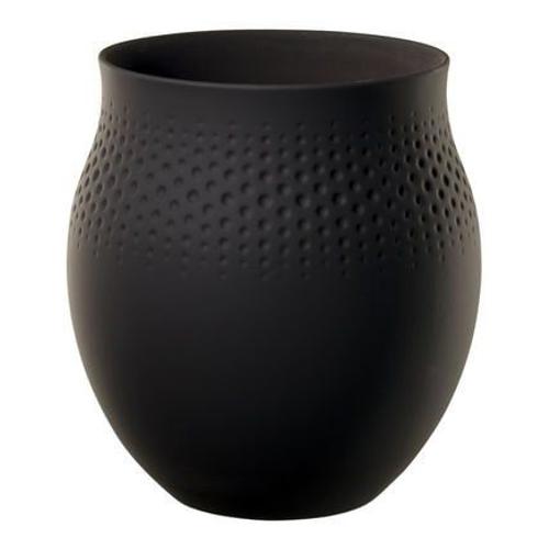 Villeroy & Boch - Manufacture Collier noir Vase Perle grand  - Noir