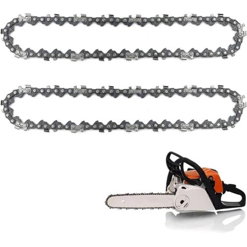 BAERTMY-Lot De 2 Chaînes De Rechange, 36 Maillons Entraîneurs, Pas De Chaîne De 15,2 Cm, Accessoires De Tronçonneuse, Chaînes De Tronçonneuse, Accessoires De Tronçonneuse, Chaînes De Tronçonneuse, Ch