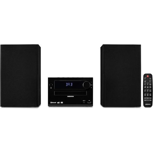 NAERYUT-E64482 Compact Audio Microsystem (Internet Radio,Dab+,Cd Player,Fm Pll,Bluetooth,Mp3 Player,Aux,Headphone Jack,Usb,Sleep Timer,Dimmable Screen) Black