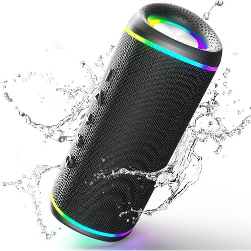 NAERYUT-Portable Bluetooth Speaker,30W Powerful Bright Speaker,Bluetooth 5.3,Support 128Gb Tf Card,10H Battery Life With Aux Port,For Parties,Hiking,Travel