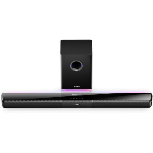 NAERYUT-5.1Ch Soundbar With Dolby Atmos,Soundbar Tv Surround Sound System With Subwoofer,Removable Pc Soundbar With Rgb,320W Power,Hdmi Earc/Opt/Aux/Bt,Apollo S80