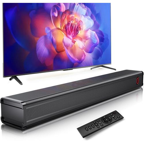 NAERYUT-Tv Sound Bars,Bluetooth 5.4 Speaker For Tv,2.0 Channels With Subwoofer,3D Surround Sound System Home Theater,3 Eq Mode,Optical/Usb/Hdmi,Wall Mount