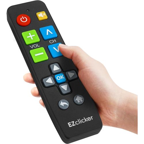 NAERYUT-Télécommande Tv Universelle À Grands Boutons-Compatible Avec Les Télév urs Samsung(Noir),Simple Et Facile À Util r(2 Piles Aaa Non Incluses)